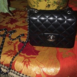 Quilted leather bag